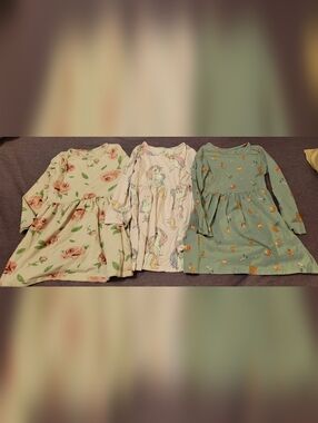 5t bundle of girls long sleeve dresses